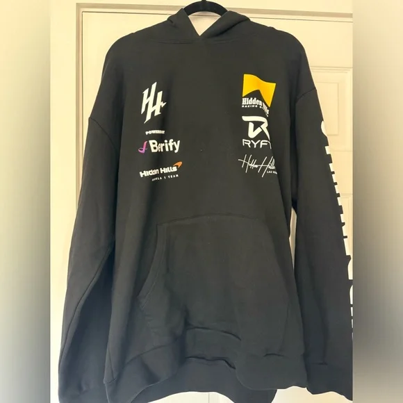 NWOT Men’s Black Hidden Hills Hoodie Size XL - Picture 2 of 7